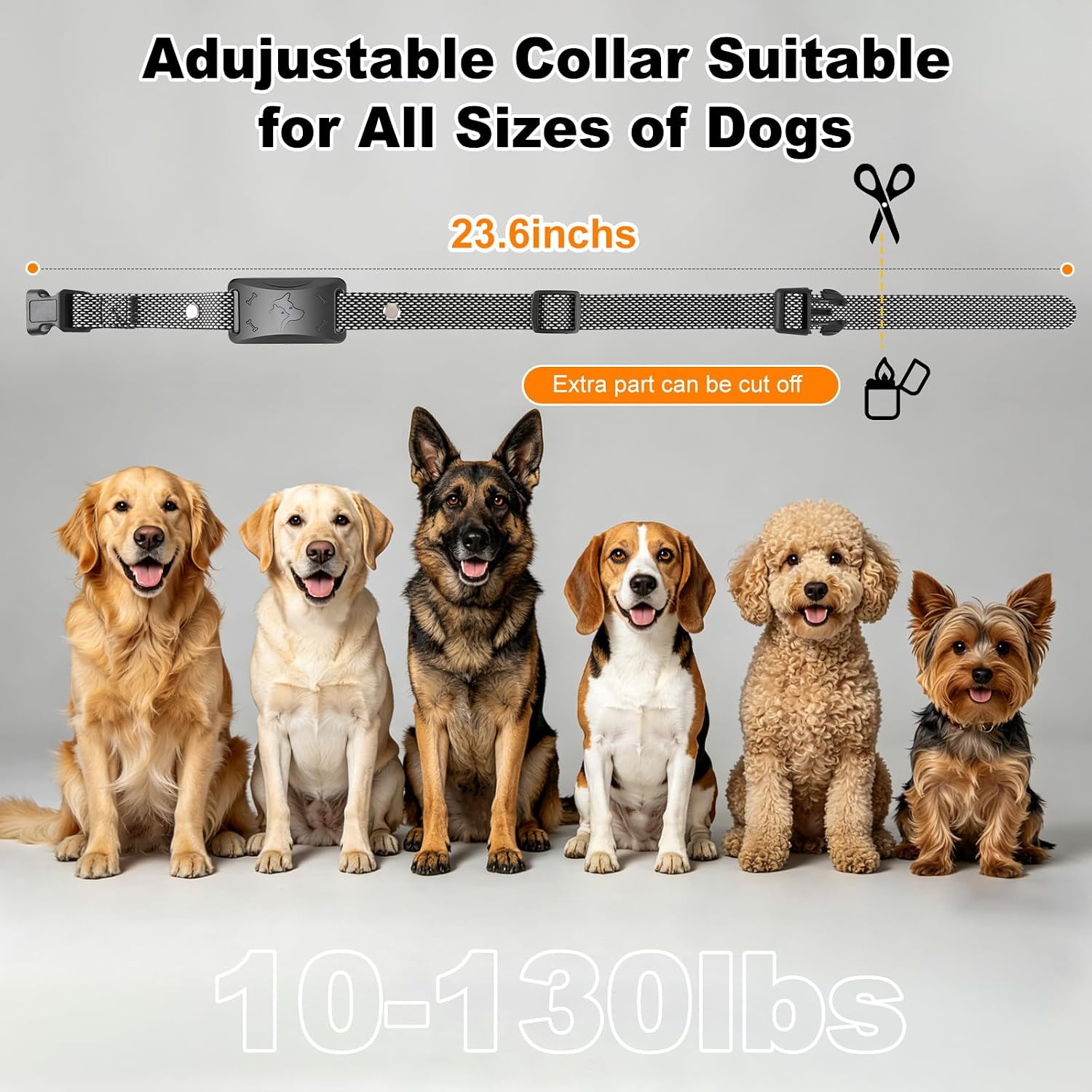 Wireless Dog Fence, Electric Dog Fence with 3 Warning Modes-Up to 3800ft Adjustable Electric Fence, Waterproof Training Collar Rechargeable, Pet Containment System for 1Dog