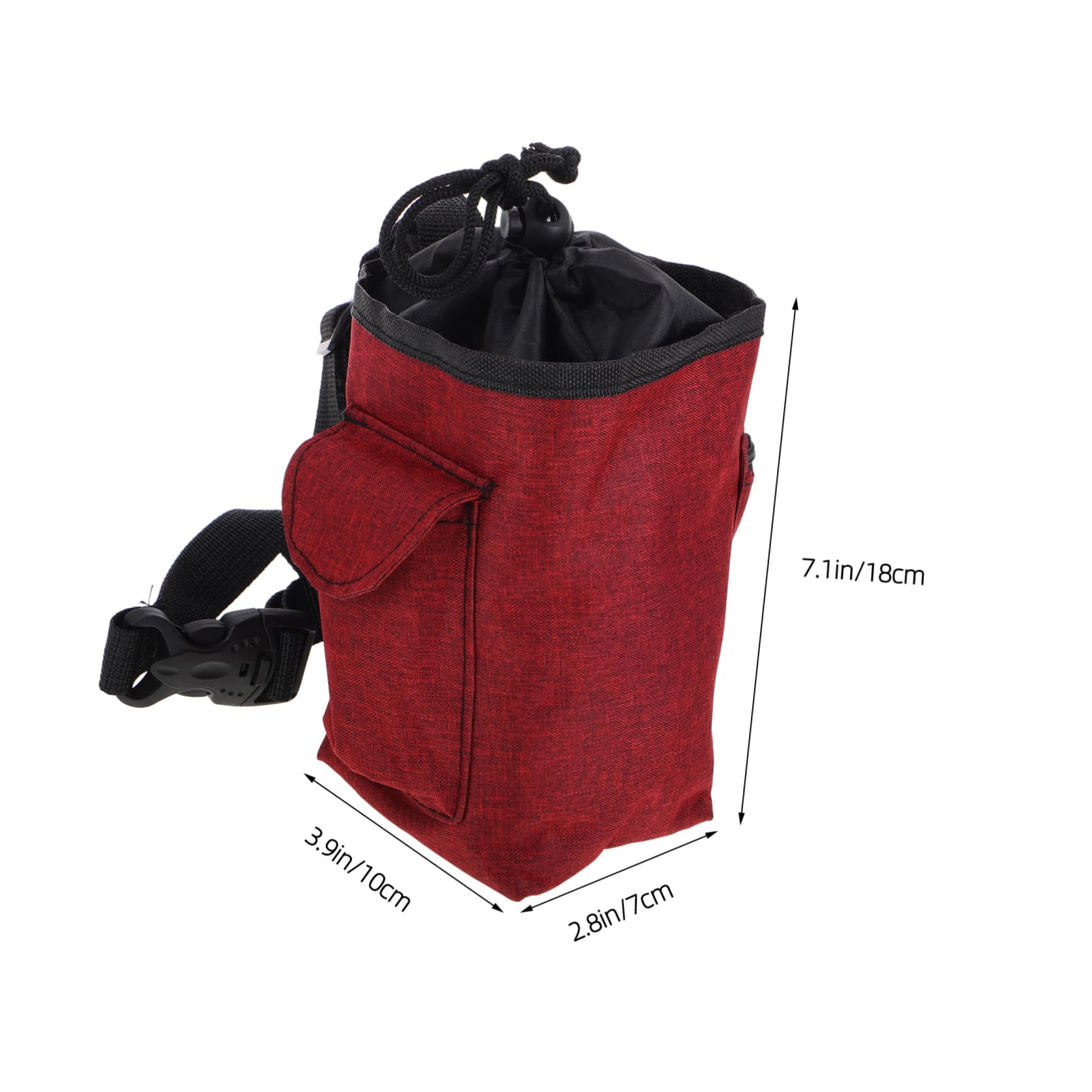 Yardwe Adjustable Chalk Sock Bag Rock Climbing Gear Accessory Pockets for Climbing Tape