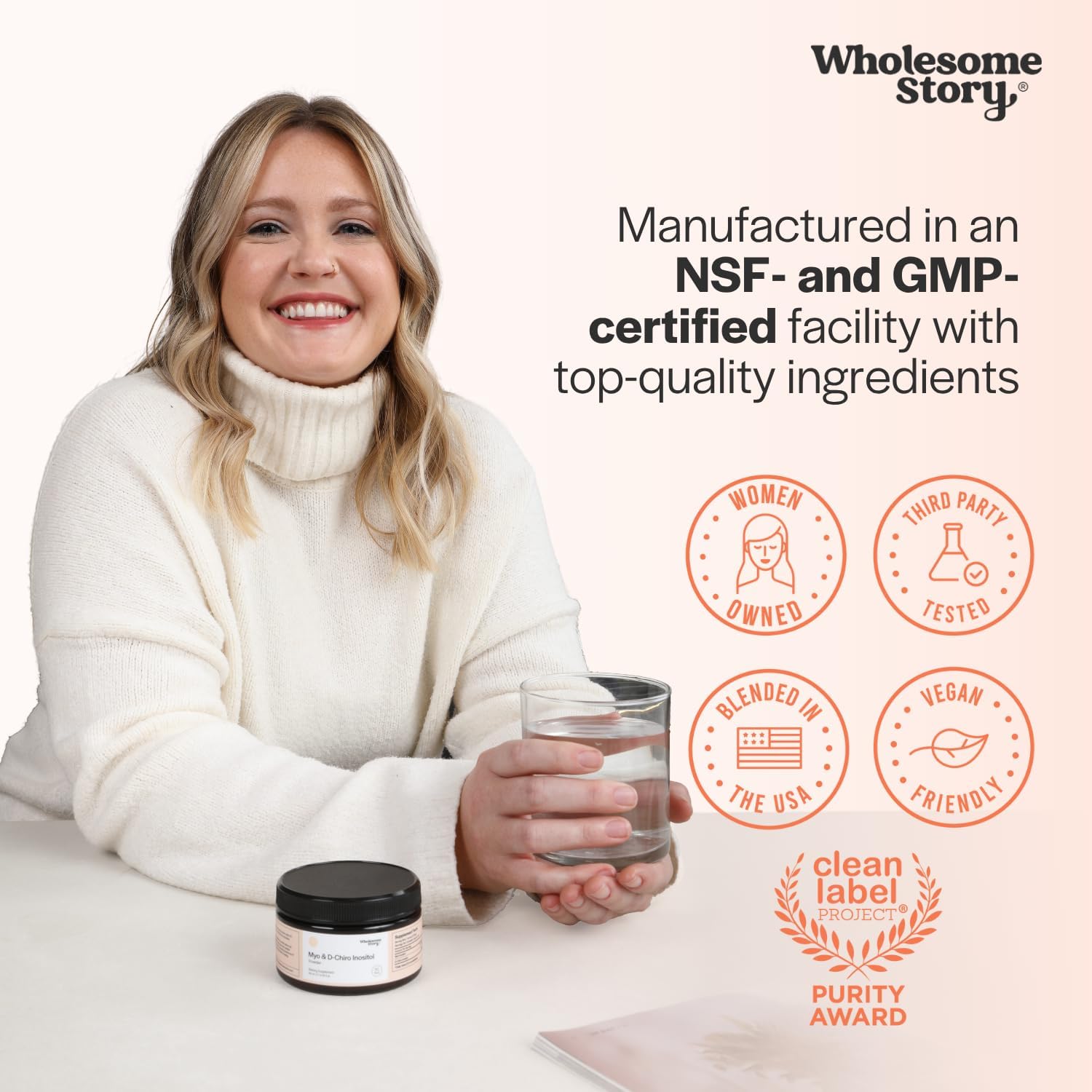 Myo-Inositol & D-Chiro Inositol Supplement Powder for Women | Hormonal Balance & Healthy Ovarian Function Support | Vitamin B8 | Great Alternative to Capsules | 40:1 Ratio | 180 Servings - Image 8