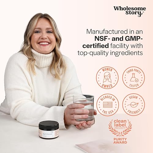 Miniatura 8 de Suplemento en polvo de mio-inositol y D-Chiro inositol para mujeres  Equilibrio hormonal y apoyo saludable de la función ovárica  Vitamina B8  Gran