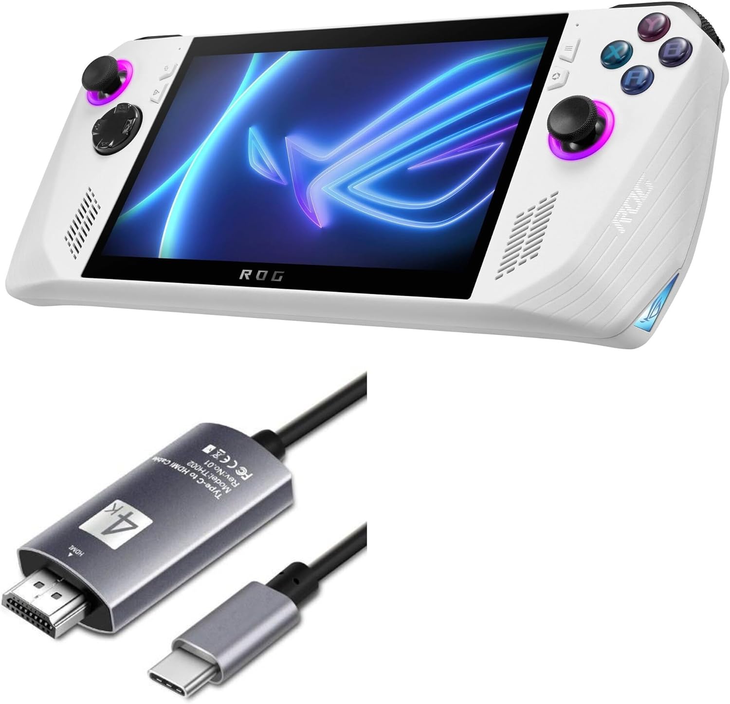 BoxWave Cable Compatible with ASUS ROG Ally Z1 - SmartDisplay Cable - USB Type-C to HDMI (6 ft), USB C/HDMI Cable - Jet Black