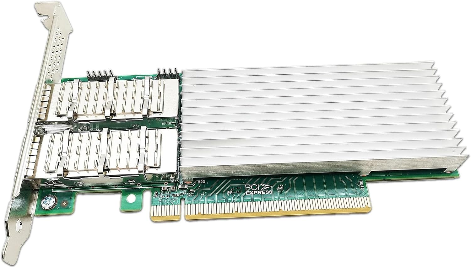 100Gb Ethernet Network Card E810-CQDA2 Dual-Port QSFP28, Compatible with E810-CAM2 Chip, PCIe 4.0 x16 NIC Server Adapter