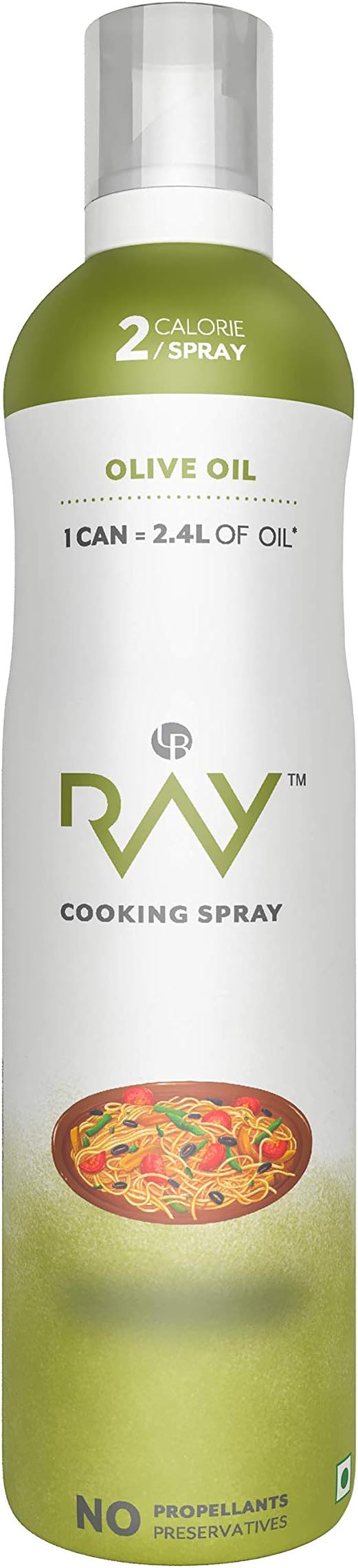 Cooking Spray Olive Oil - Low-Calorie, 100% Oil Spray, No Gases, Emulsifiers, and Water (200 ml, Pack of 1)