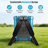 SideKing Knapsack Sprayer 16L - Electric Garden Sprayer with 120 PSI Powerful Pressure, 4000mAh Long Runtime Battery, Dual Wands, Comfort Back Pad, Backpack Sprayer for Lawn, Weed, Patio (Charger Inc) - 5