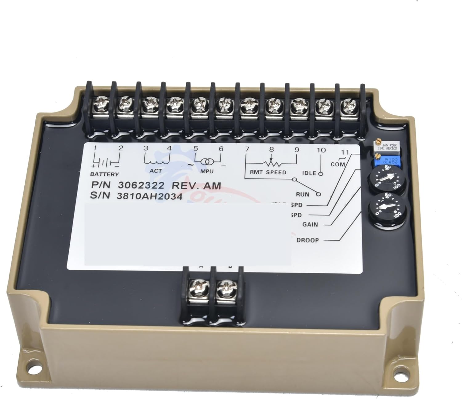 3062322 Electric Engine Speed Controller Governor Motor Set for Generator Control Unit Engine Parts(3062322 Copy)