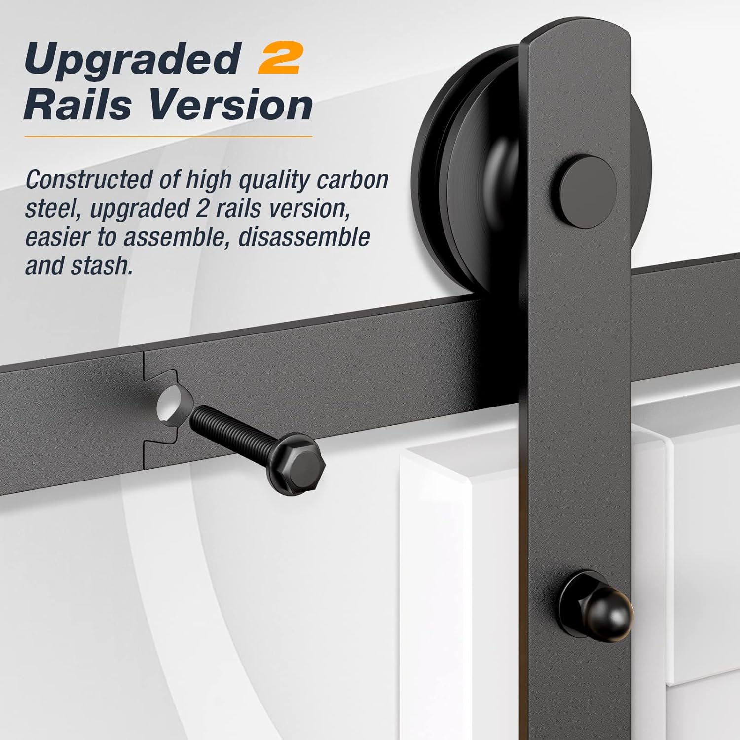 Exсluѕіvе Sресіаl Homlux 6ft Heavy Duty Sturdy Sliding Barn Door Hardware Kit, Single Door-Smoothly and Quietly, Easy to Install and Reusable - Fit 1 3/8-1 3/4 Thickness & 36 Wide Door Panel, Black(I Shape Hanger) Flаѕh Dеаlѕ - 80% оƒƒ Homlux 6ft Heavy Duty Sturdy Sliding Barn Door Hardware Kit, Single Door-Smoothly and Quietly, Easy to Install and Reusable - Fit 1 3/8-1 3/4 Thickness & 36 Wide Door Panel, Black(I Shape Hanger)