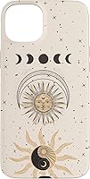 Vista 9 de Mystical Tarot Card Aesthetic Sun Moon Phases Yin Yang Space Case for iPhone 17