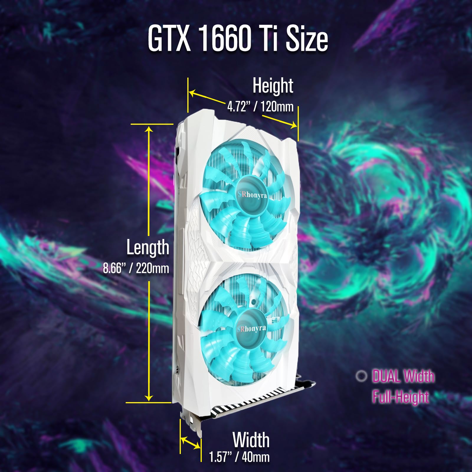 Amazon | SRhonyra GTX 1660 Ti 6GB グラフィックスカード GDDR5 192