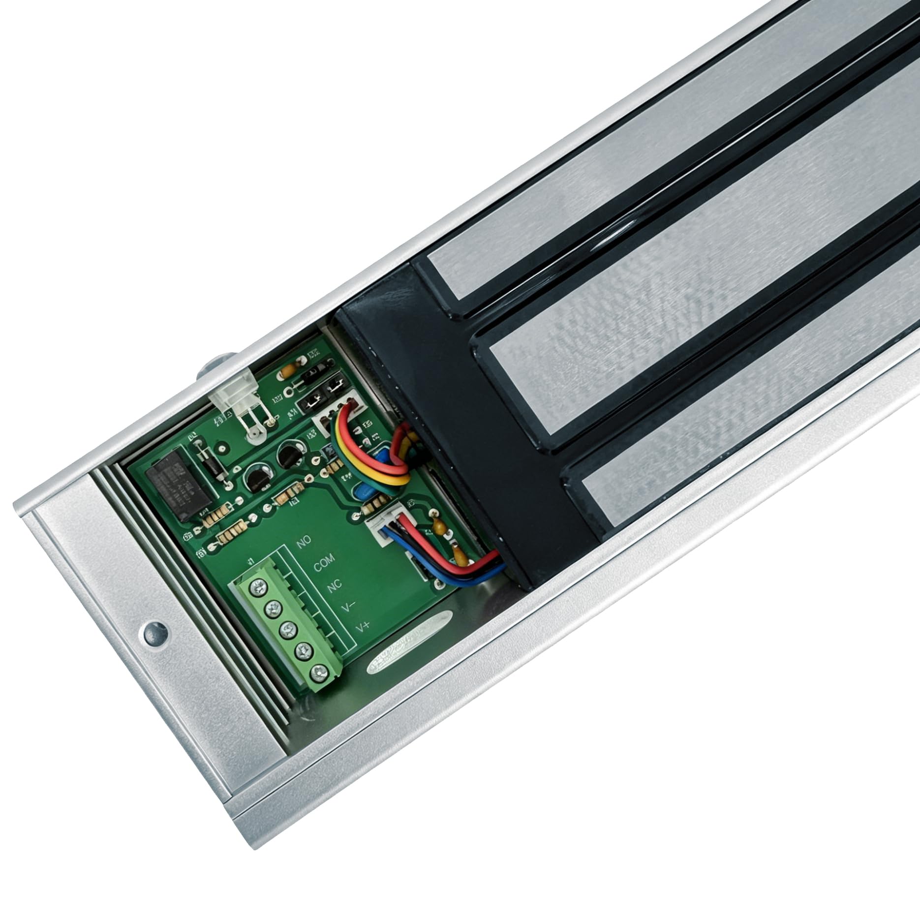 UHPPOTE 500 kg 1200LBS Haftkraft Single-Tür elektromagnetischen Schloss Fail Safe-Modus | Mit LED-Anzeige und Türstatus-Sensor für Zugangskontrollsystem