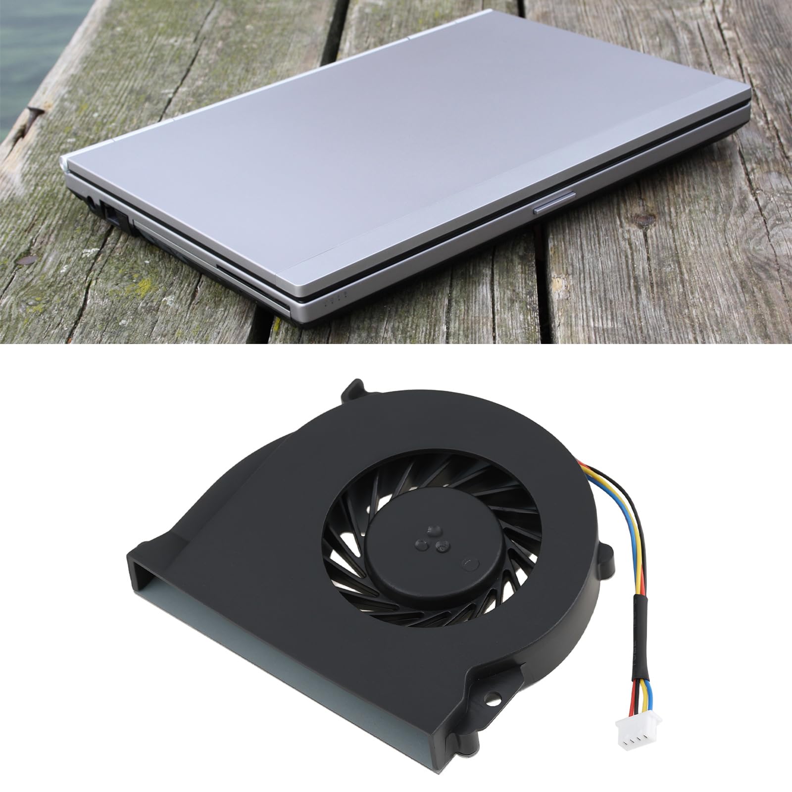 4-pinowy zapasowy wentylator procesora do laptopa 651378-001 kompatybilny z HP Elitebook 2560 2560P