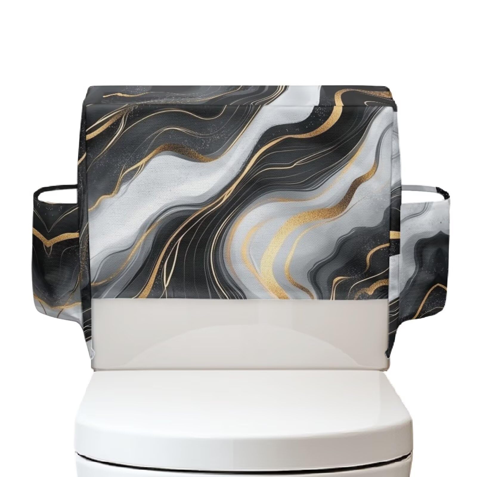 Housse réservoir toilette avec rangement pour masquer la faïence usée