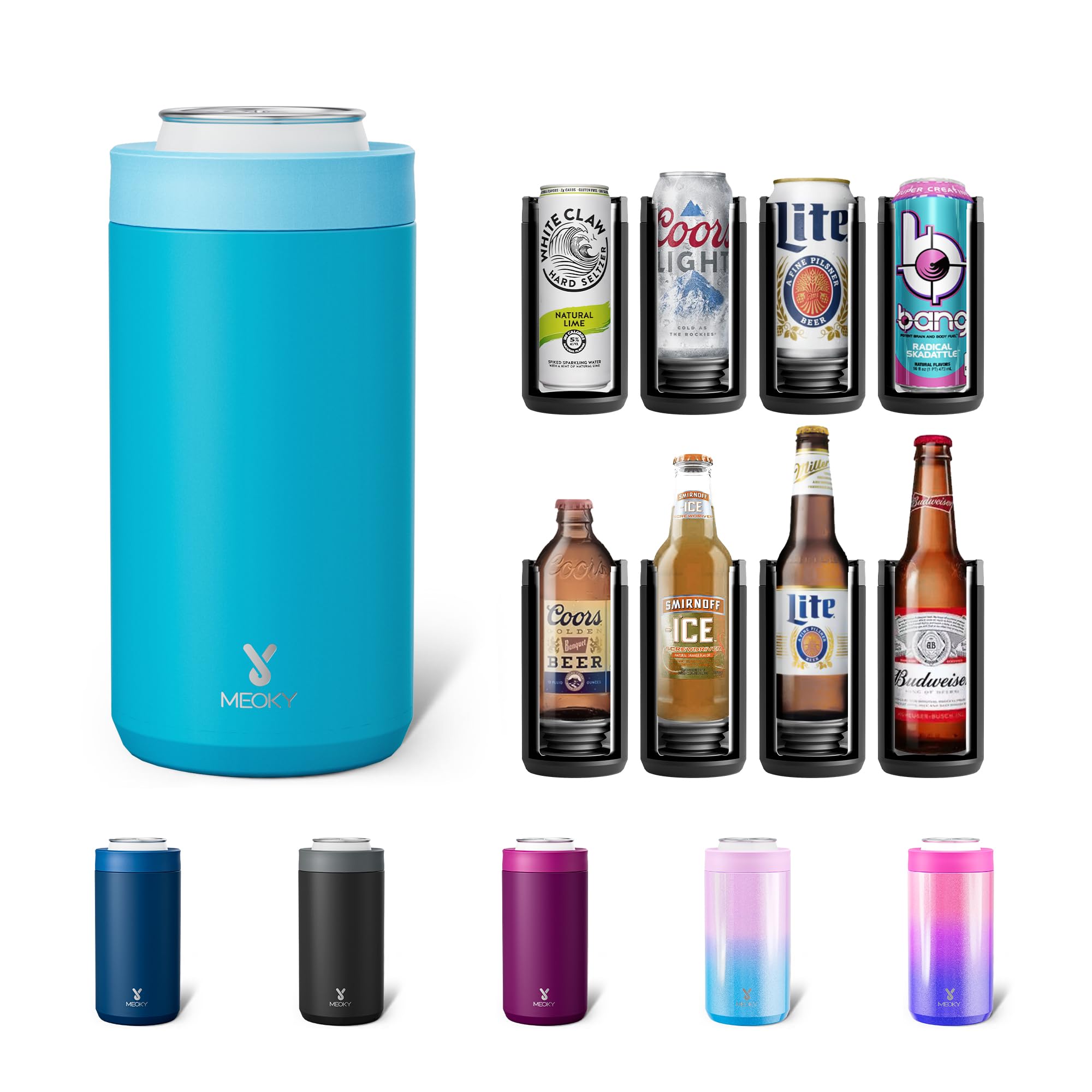 Amazon.com: Meoky Universal Can Cooler Insulated: Fits All - For