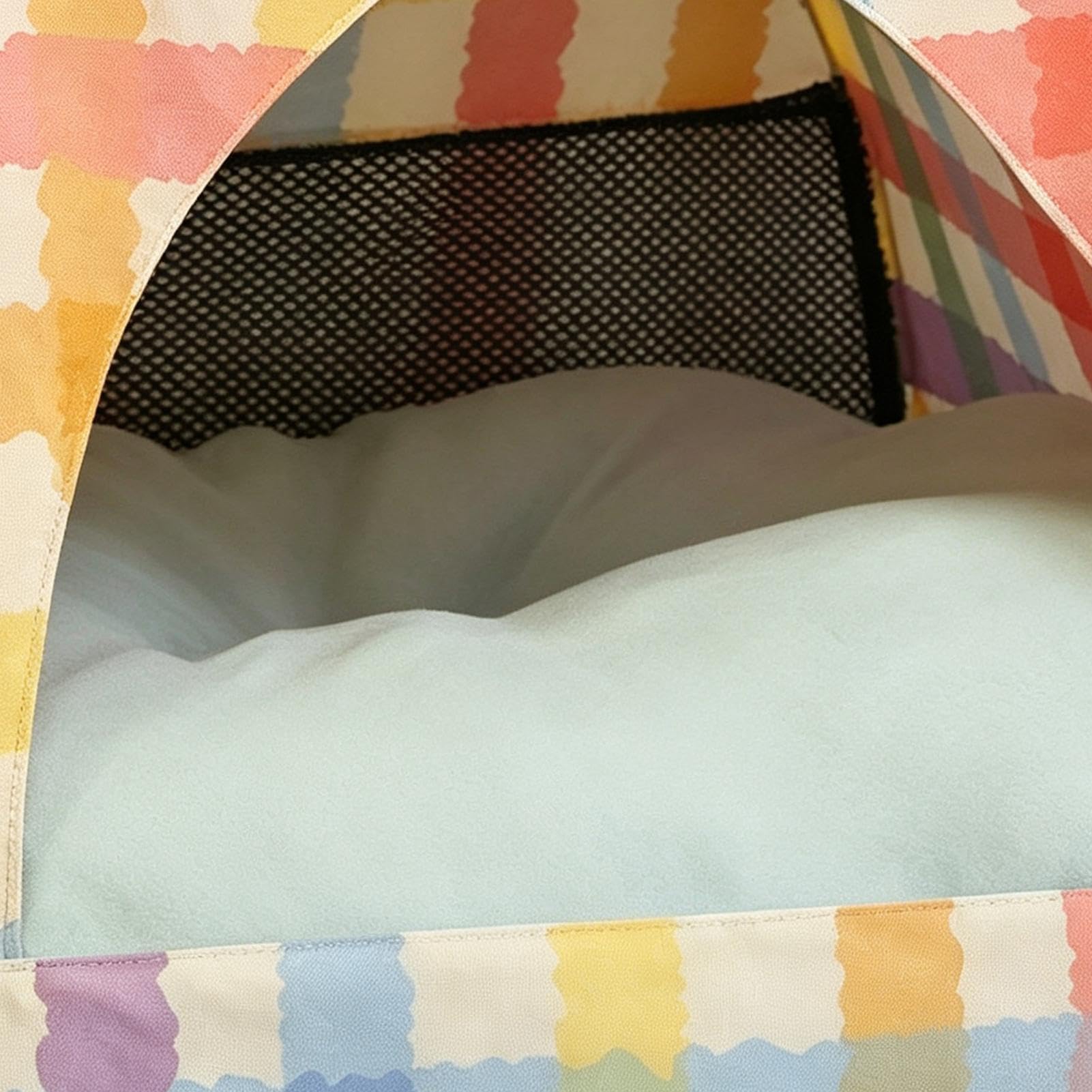 Tenda per Gatti Traspirante e Ventilata Rifugio Caverna Pieghevole con Rete | Tenda Gatti Da Interno Casa, Soggiorno, Appartamento, Dormitorio, Patio, Balcone e