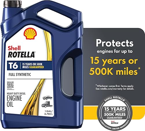 Miniatura 3 de Shell Rotella Aceite de motor T6 completamente sintético 10W-30, 1 galón (paquete de 3)