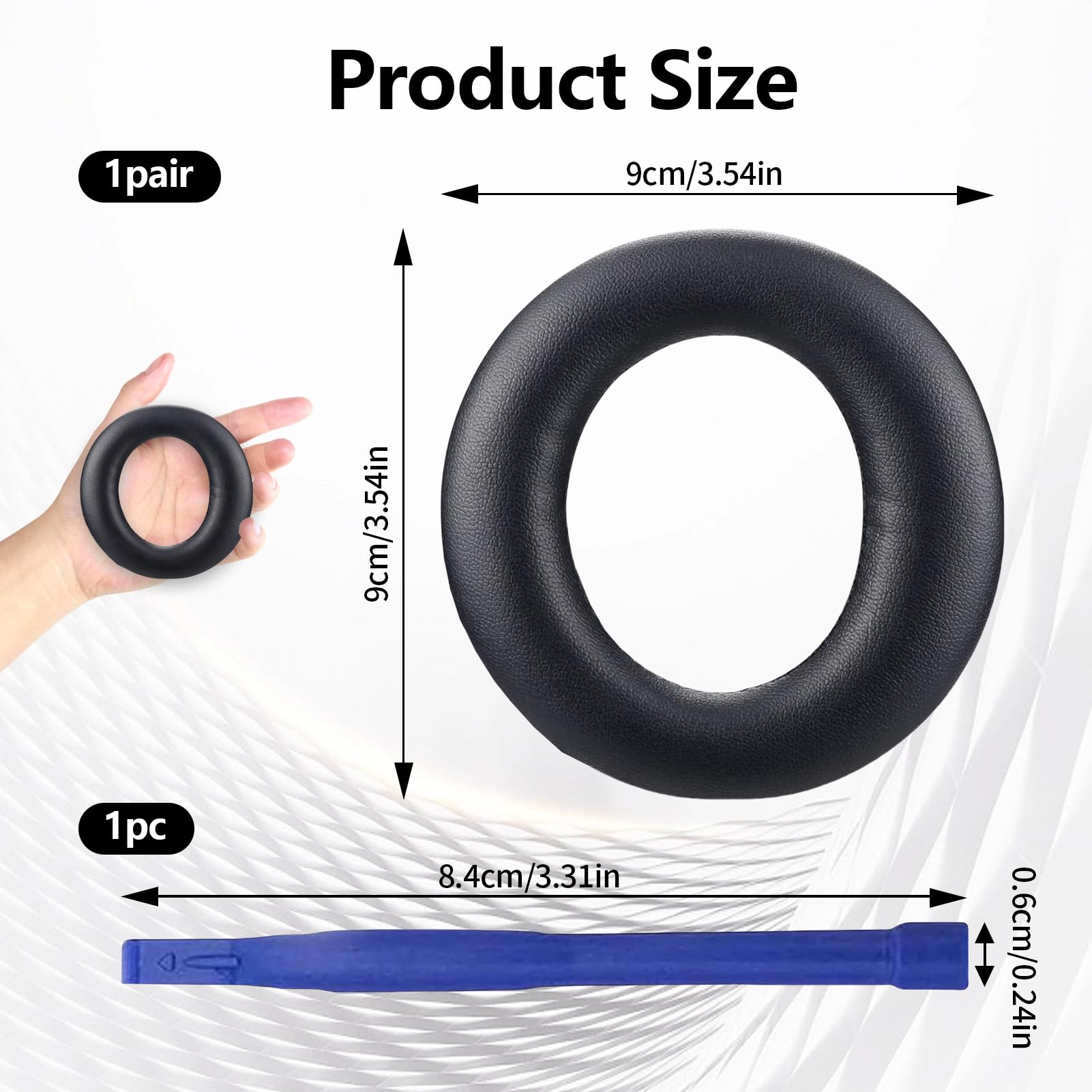 Coussinets De Rechange Pour Casque Sans Fil Sony Playstation 5 Pulse 3D PS5 (filet De Football