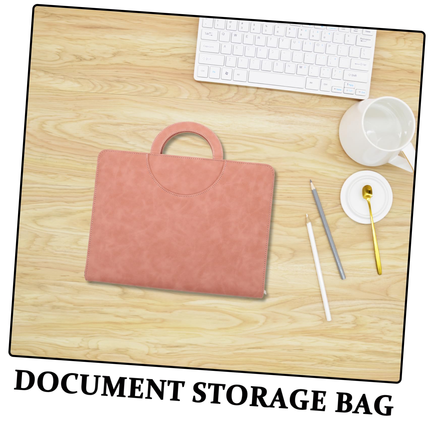 Borsa Per Documenti Con Cerniera Organizzatore Per Certificati Passaporti e Documenti Di Viaggio Per Famiglie e Professionisti