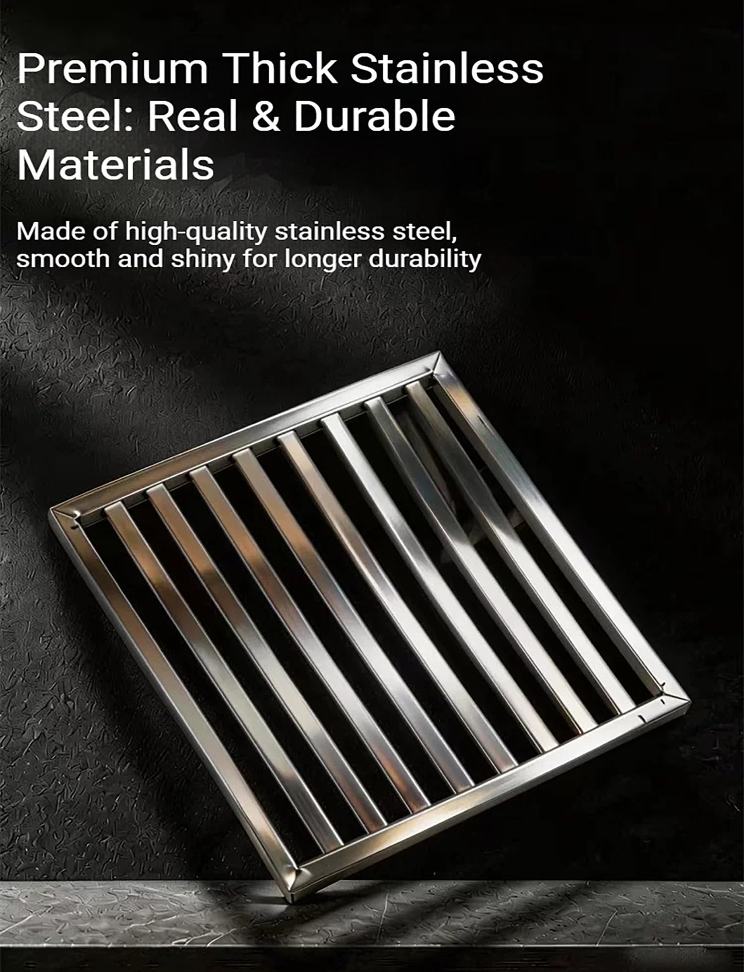 Genérico Divisor de Estante de congelador de Acero Inoxidable for refrigerador Comercial