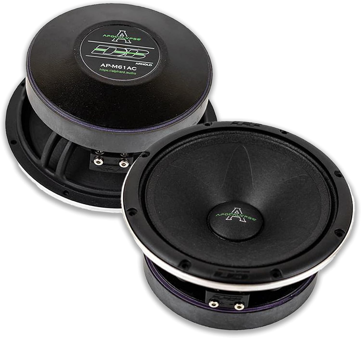 Deaf Bonce 6.5" 180W RMS 4-Ohm Mid-Range Speaker Set Apocalypse Series AP-M61AC - Image 1 of 6