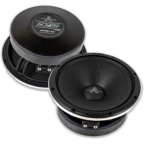 Deaf Bonce 6.5" 180W RMS 4-Ohm Mid-Range Speaker Set Apocalypse Series AP-M61AC