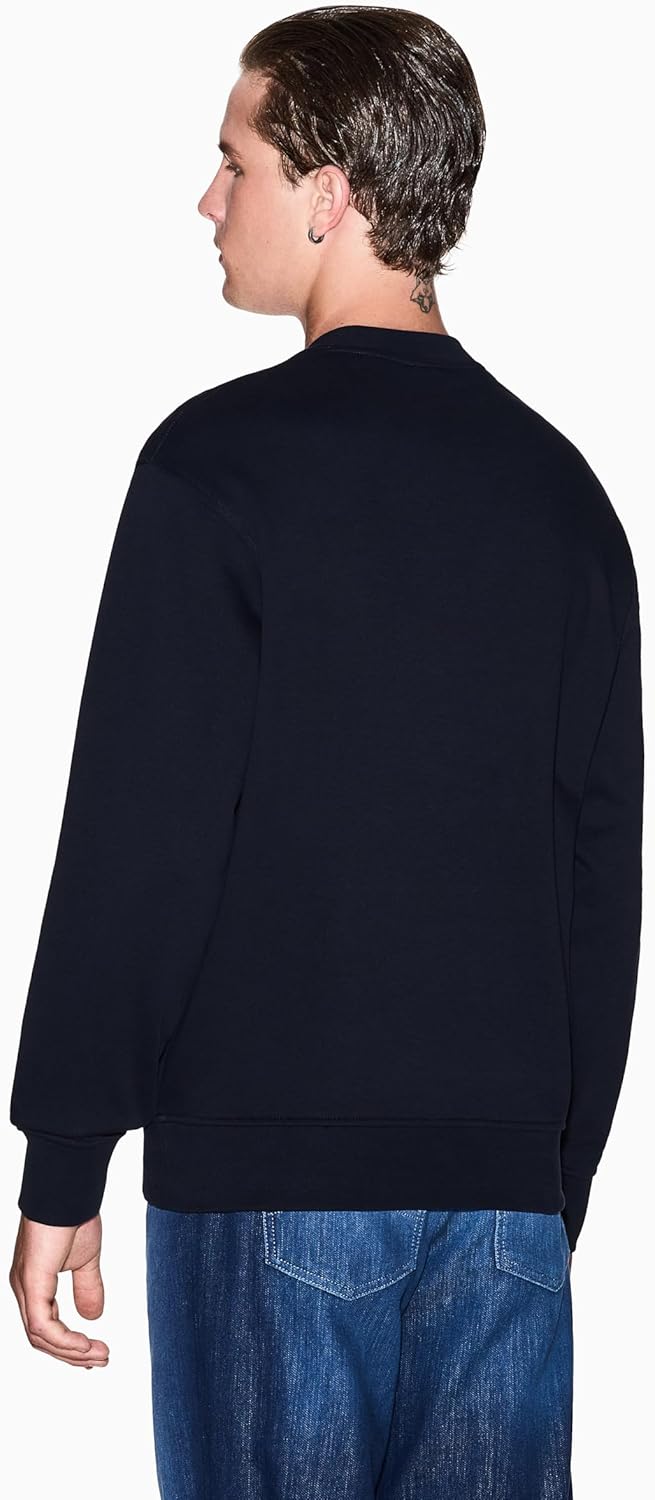 Armani Exchange mens Milano/Ny Zip Crewneck Sweatshirt - Image 5