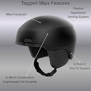 Amazon | Giro Taggert MIPS スノーヘルメット - マットブラック Amazon | Giro Taggert MIPS スノーヘルメット - マットブラック