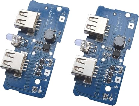 Dual USB Step Up Module for 18650 Power Bank DIY 2 Pack