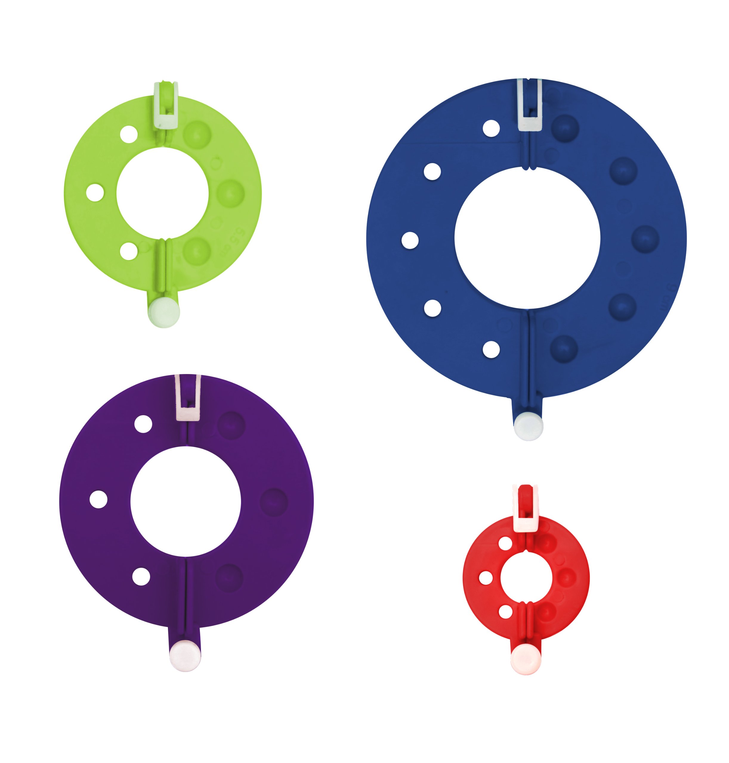 KnitPro KP10871 Split Pom Pom Maker, Assorted Colours
