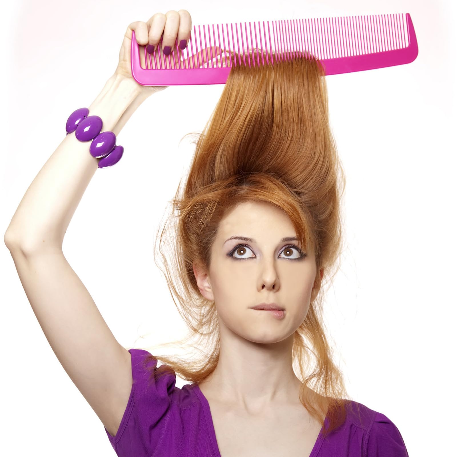 Gadpiparty Giant Comb Prop: Jumbo Clown Costume Accessory for Fancy Dress & Cosplay - Huge Decorative Hair Brush for Halloween Party Photo Booth & Stage Performance