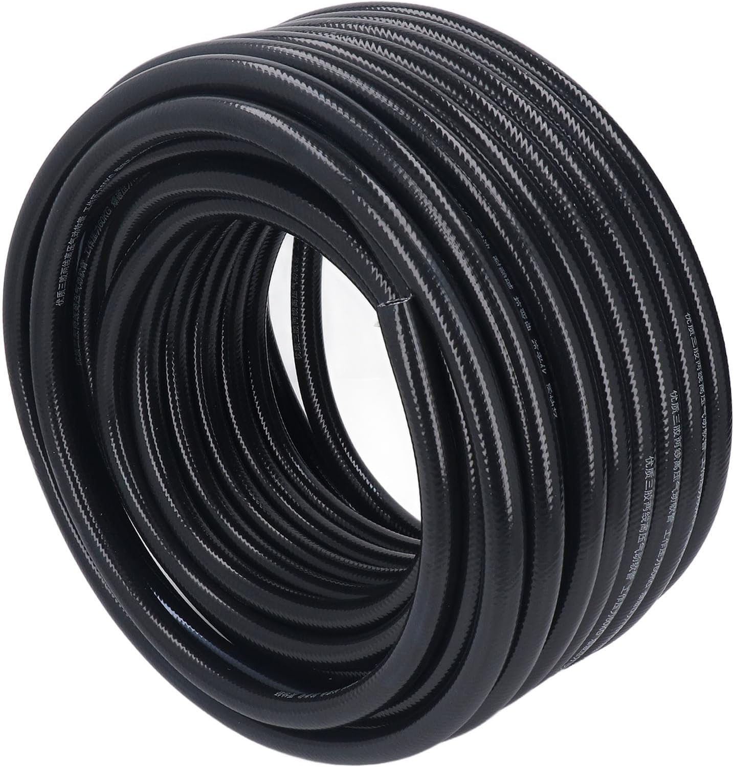 Self Sinking Aeration Hose, 100 Feet 3/8 Inch Pond Aerator Hose Kit Water Lake Aeration Hose with Barb Fitting and Clamps
