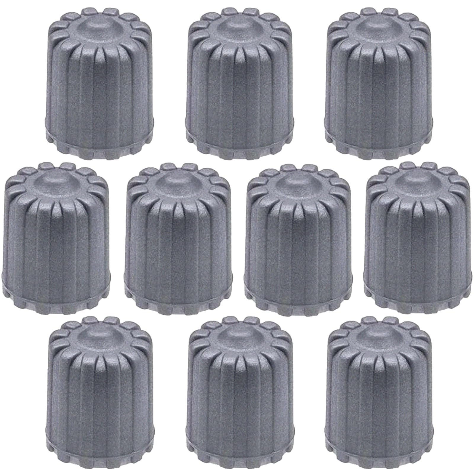 TCPENG 10PCS Tyre Valve Caps, with O Seal Ring, Universal Stem Dust Covers for SUV, Cars, Bike, Motorcycles, Trucks, Heavy-Duty, Airtight Seal, Screw-On, Easy to Operation (10 Pack Black) — view 16