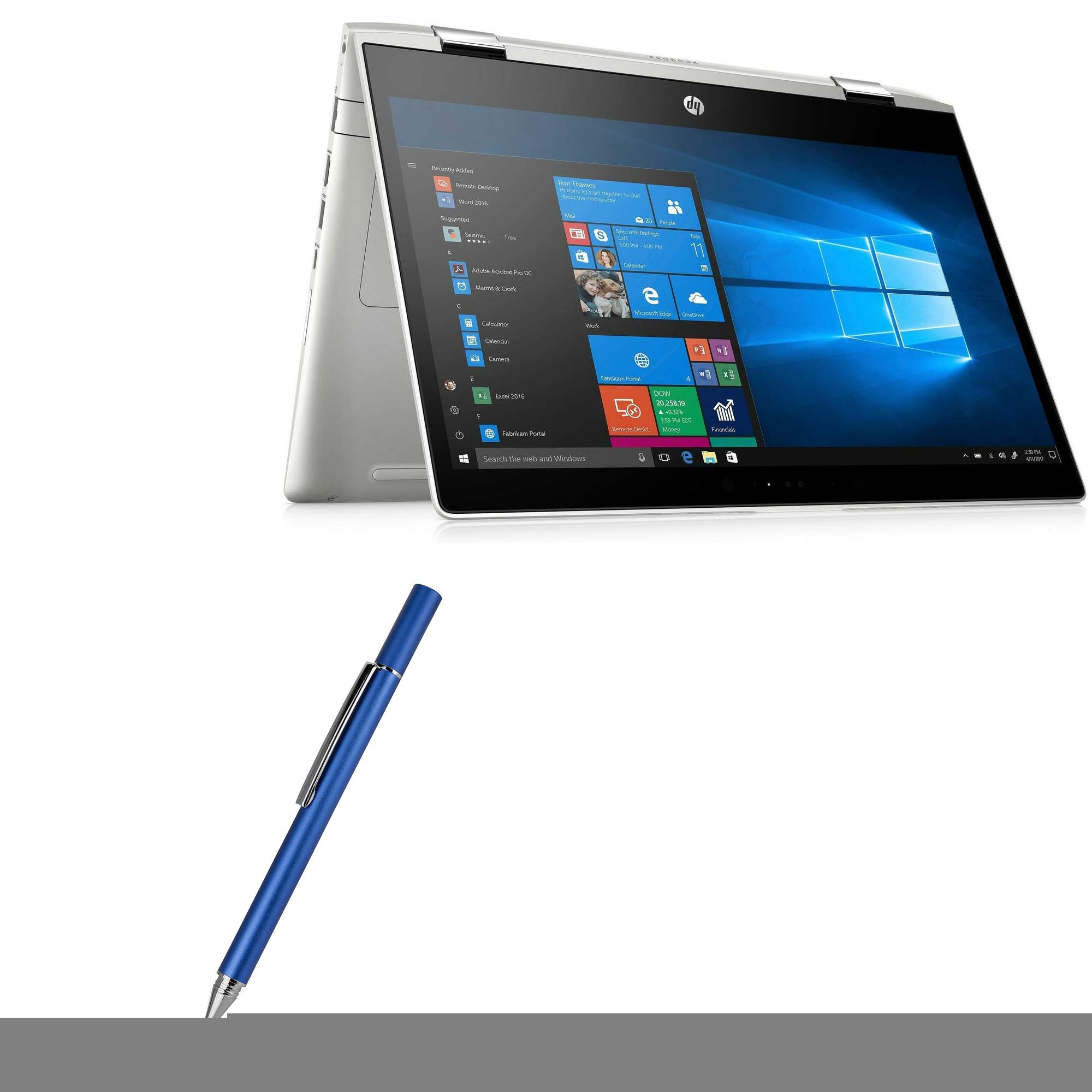 BoxWave Stylus Pen for HP ProBook x360 440 G1 (Stylus Pen by BoxWave) - FineTouch Capacitive Stylus, Super Precise Stylus Pen for HP ProBook x360 440 G1 - Lunar Blue