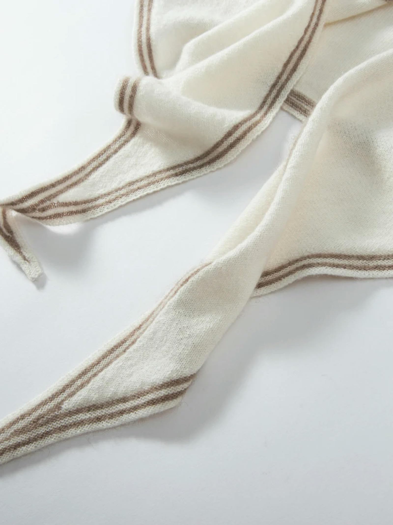 MdybF Schal Frauen Dreieck Schalel Hals Wärmere Applikationsstreifen Mehrzweck Cowl Pashmina Weicher Herbst