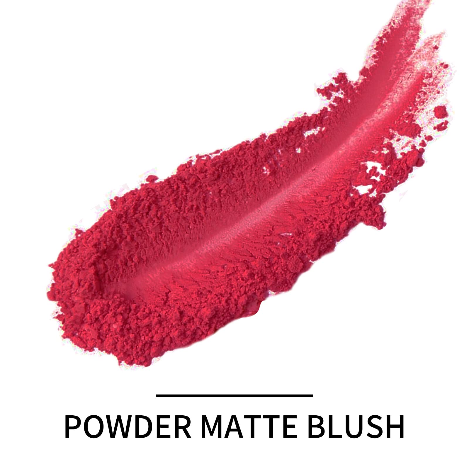 Boobeen Blush poudre Matte Blush, Palette de blushs crème hautement pigmentés pour créer un look naturel de pommettes rougies, couleurs riches