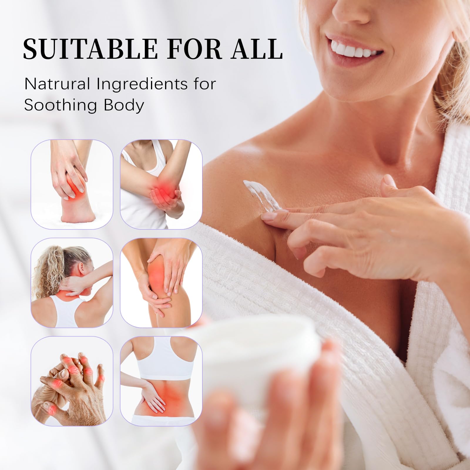 Neuropathy Cream with Botanical Ingredients for Soothing Hydration