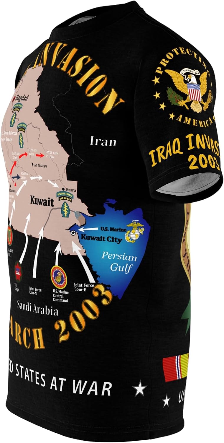 MIP AOP - Army - Iraq Invasion 2003 - Operation Iraqi Freedom with Iraq War Service Ribbons