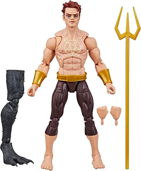 Hasbro Marvel Legends Series Strange Tales Daimon Hellstrom Aksiyon Figürü (Blackheart BAF)