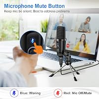 Link Dream USB Kondenzátor Mikrofon Kardioid Streaming Podcast Studio Gaming Asztali Laptop 7