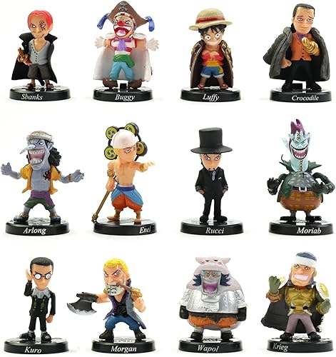 Juego de 12 figuras de acción de anime, figuras coleccionables para niños y adultos, hogar, oficina, estantería, escritorio, dormitorio, decoración disponible en Yaxa Colombia