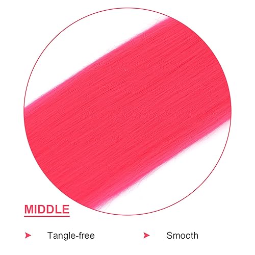 Miniatura 4 de Cabello trenzado preestirado 1bmorado claro, extensiones de cabello Kanekalon Box de 26 pulgadas, 6 paquetes de extensiones de cabello trenzado con