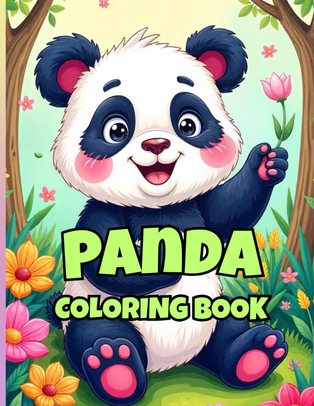 Panda Coloring Book: Adorable Relaxing Bear Illustrations for Creative Kids and Adults