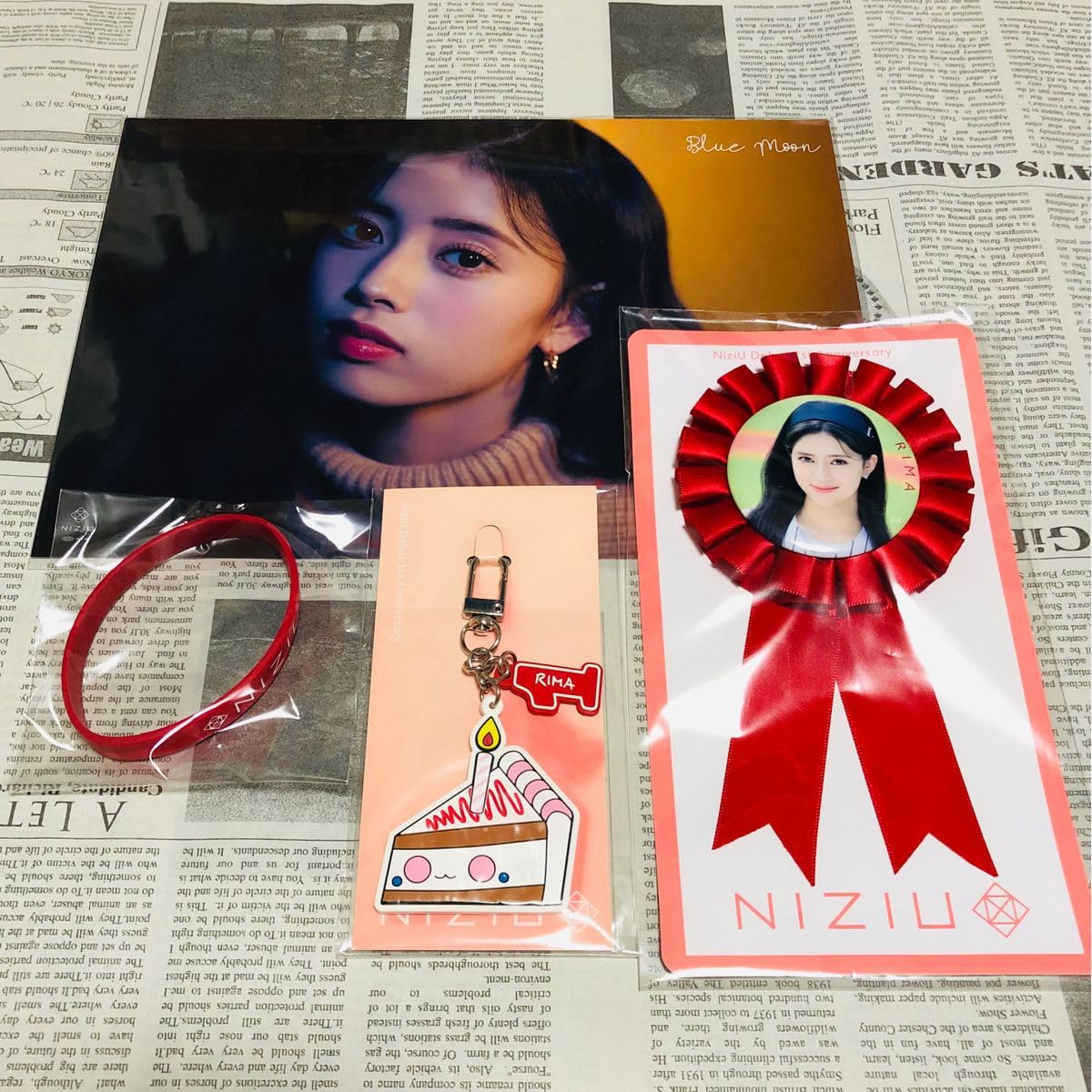 Amazon.co.jp: NiziU リマ ラバーバンド ロゼット缶バッジ ラバー