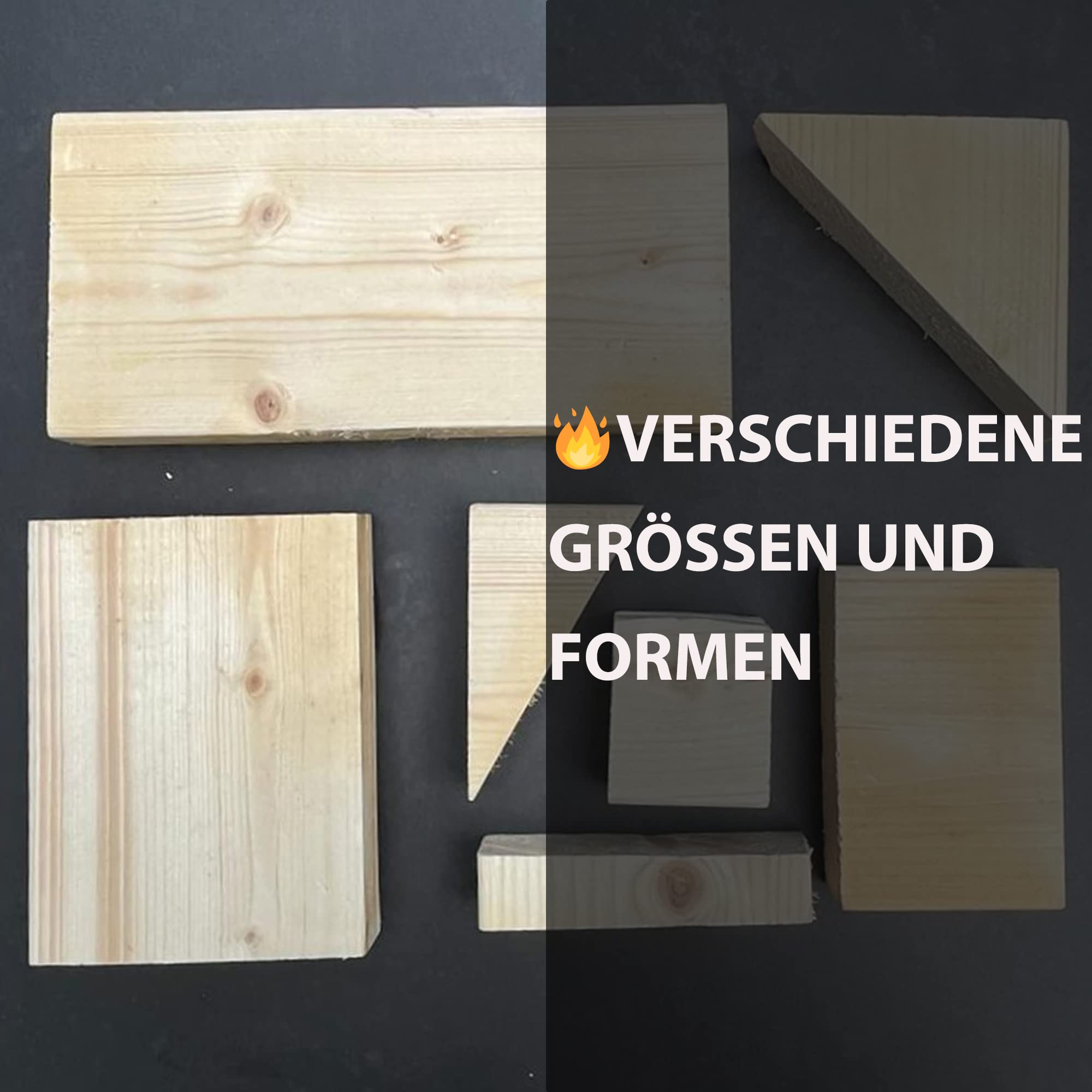 TROCKENES Brennholz Fichte 30 kg | Kaminholz Kamin Holz Anzünder aus Eichenholz für Grill Kamin Ofen | 100% Natürlich Anfeuerholz Anmachholz Anzündholz Feuerholz Kaminanzünder (30 kg)