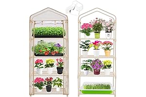 Garden 4-Tier Mini Greenhouse for Vegetable and Seedling Growing