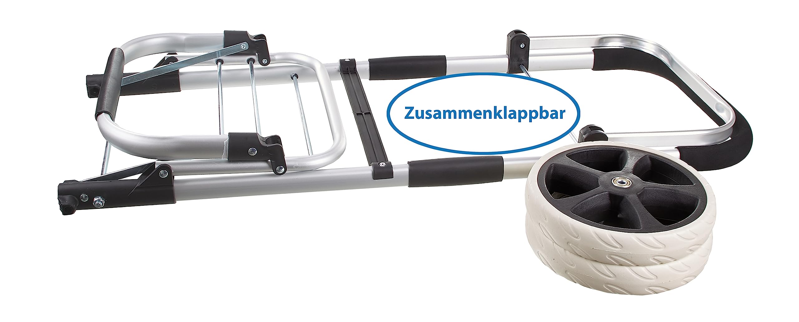 Robuste & leichte Goldhofer® Aluminium Trolleys mit Kühl- und Stufenfunktion (AluSquare, Grau Blume)