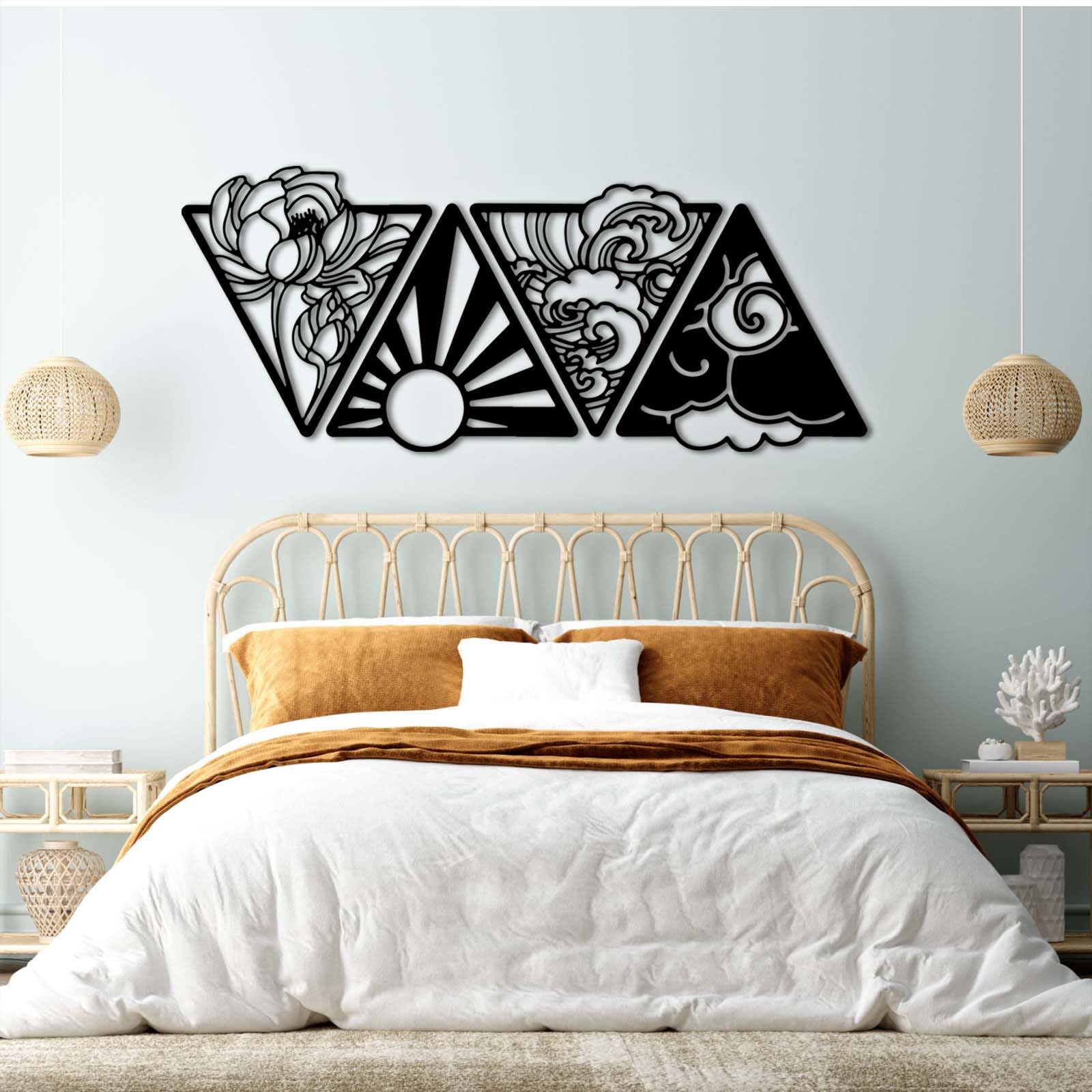 洋書 WALL ELEMENTS ART WALL Amazon.com: 4 Elements Symbols Wall Decor, Four Elements