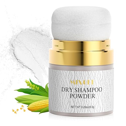Champú seco en polvo, absorbe el exceso de aceite, raíz matificante para refrescar el cabello esponjoso, champú para cabello seco de tamaño de viaje