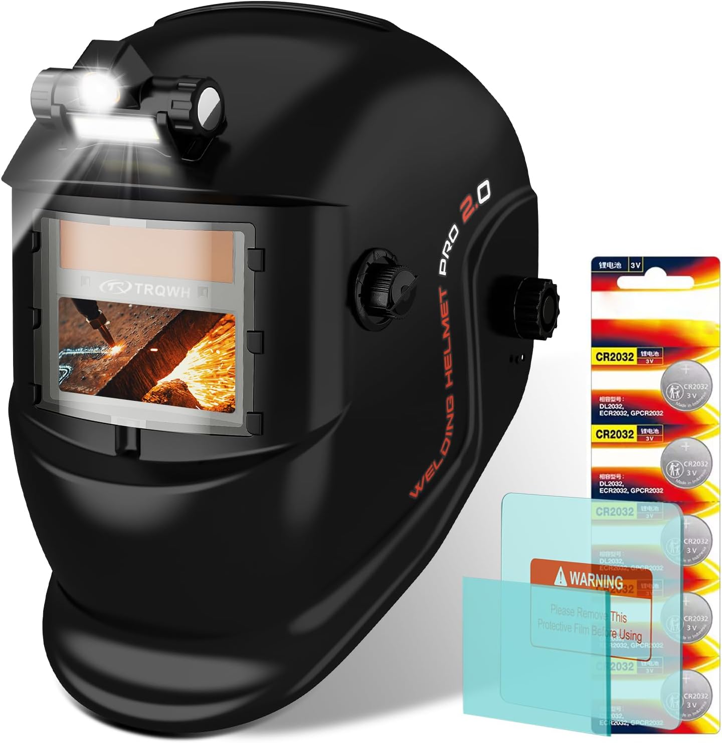 Auto Darkening Welding Lens, Welding Helmet Lens TX500C 11090mm Solar