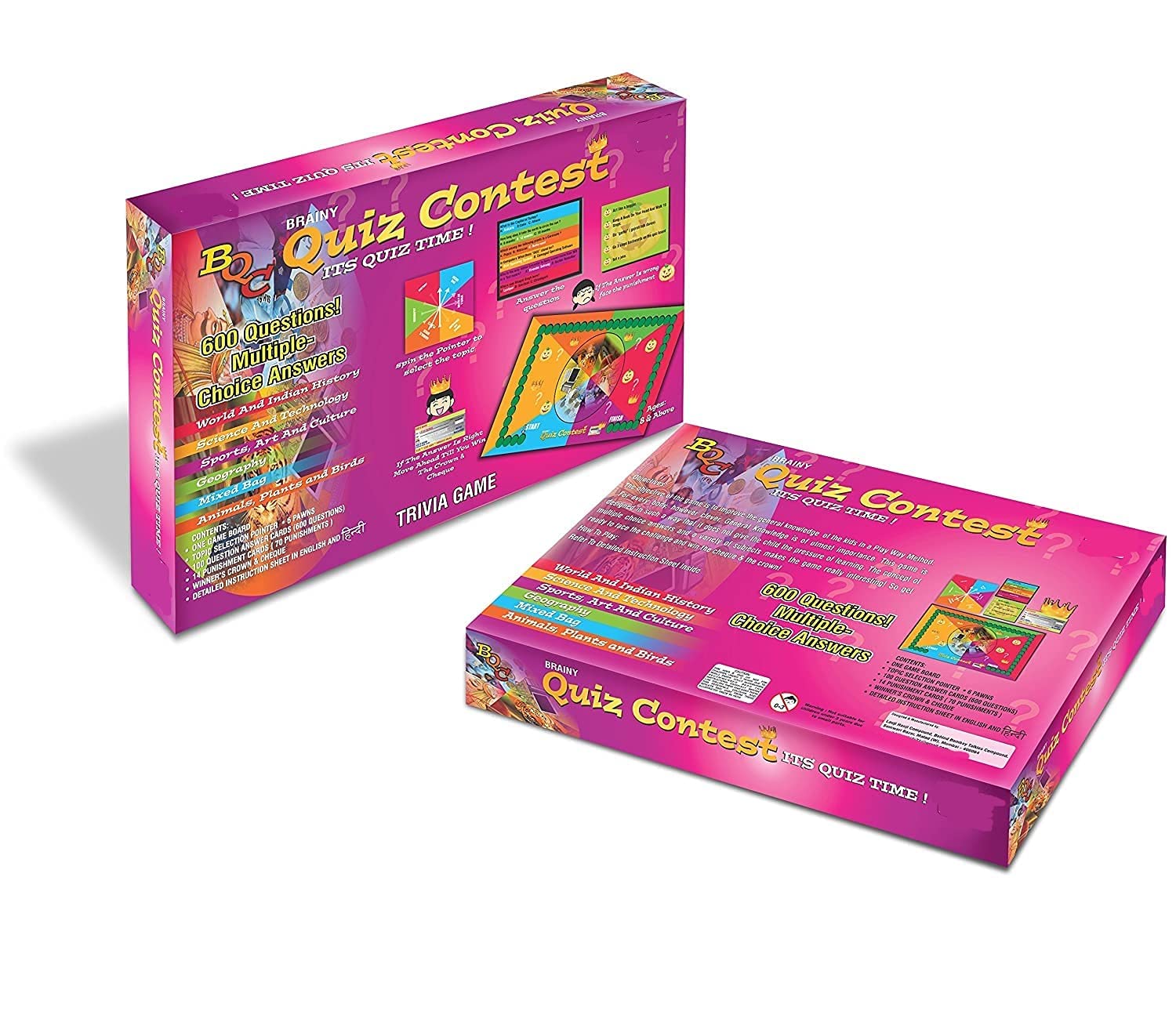 Olympia Games And Toys Brainy Quiz Contest Educational Board Game for 7+ Age Kids (B0BQN2HM69) Amazon Price History, Amazon Price Tracker