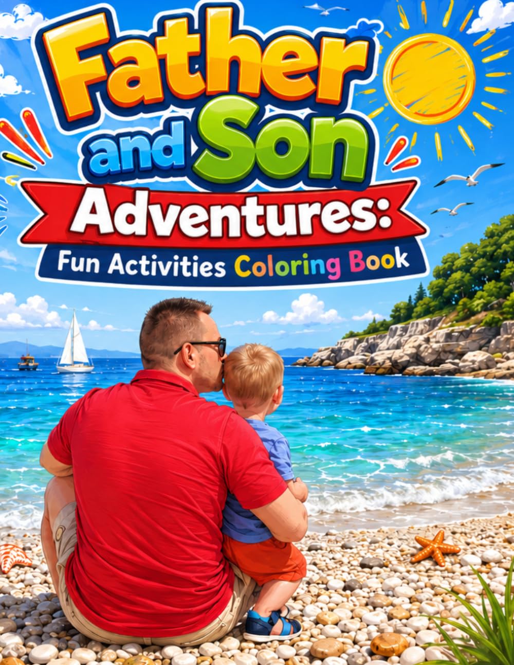 Father and Son Adventures: Fun Activities Coloring Book, Outdoor Adventures, Family Bonding, and Everyday Memories