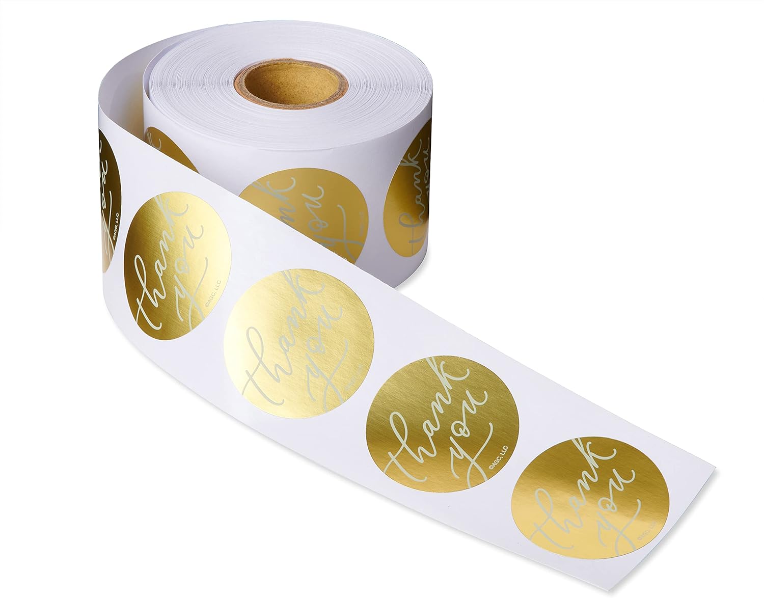 American Greetings Thank You Stickers or Seals, Multi-Colored Text (500-Count) : Office Products